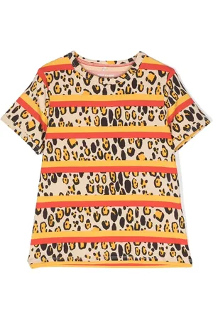 Mini Rodini Playera con estampado de leopardo