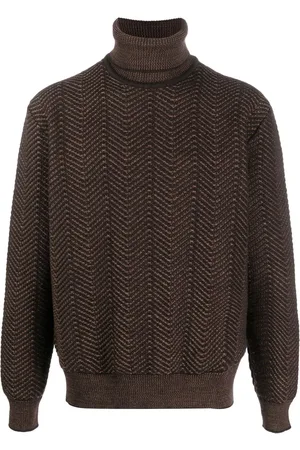 Ermenegildo Zegna Suéter tejido con cuello vuelto