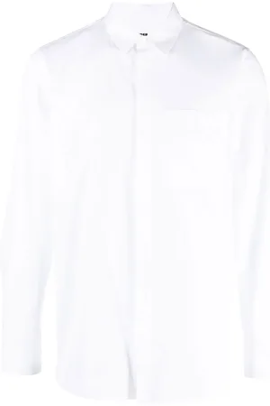 Jil Sander Camisa de popelina con cierre oculto
