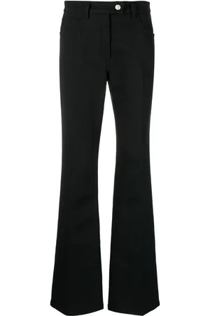 Courrèges Pantalones acampanados con tiro medio