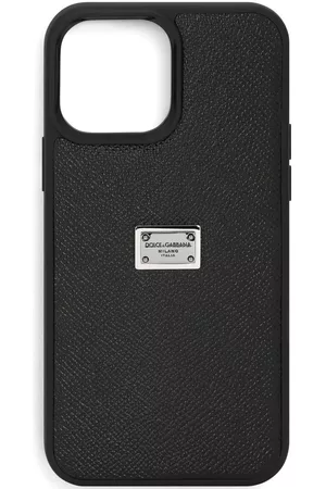 Dolce & Gabbana Hombre Tablets y laptops - Funda para iPhone 13 Pro Max con placa del logo
