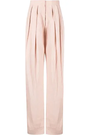 Stella McCartney Pantalones con pinzas y tiro alto
