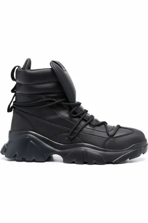 EA7 Botas con agujetas y suela gruesa
