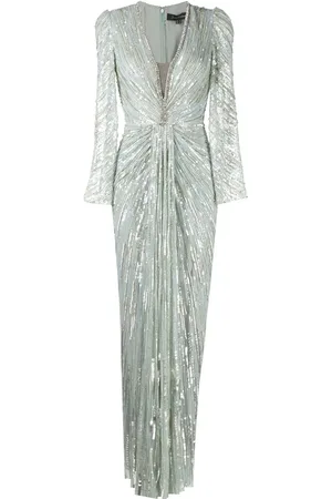 Jenny Packham Vestido Darcy bordado con lentejuelas