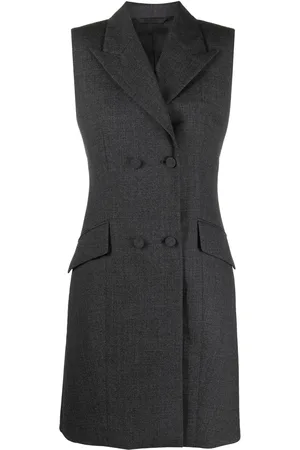 Givenchy Vestido corto estilo esmoquin con doble botonadura