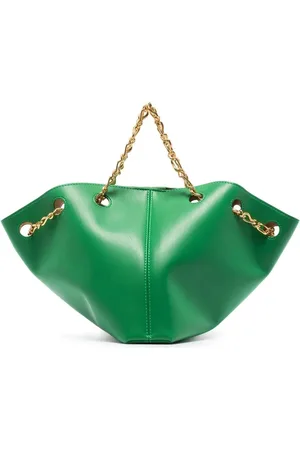 Nanushka Tote Gather con correa de cadena