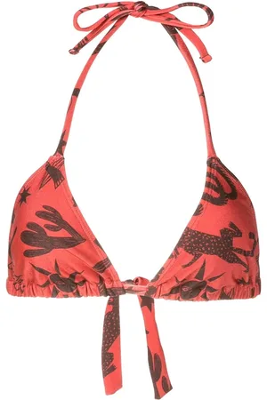 Lygia & Nanny Top de bikini con cuello halter