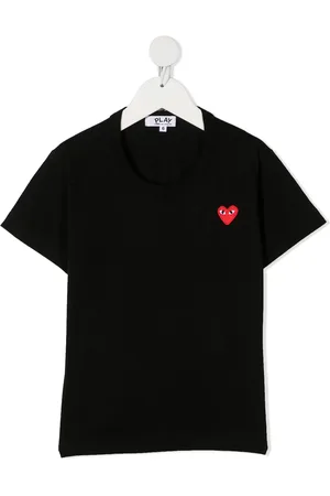 Comme des Garçons Playera con parche de corazón
