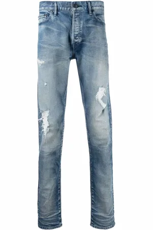 JOHN ELLIOTT Jeans con efecto envejecido