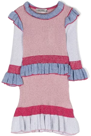 Simonetta Vestido tejido de canalé manga larga
