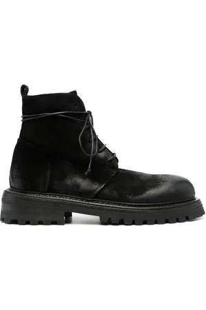 MARSÈLL Botines de gamuza con agujetas