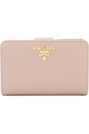 Prada Cartera con placa del logo