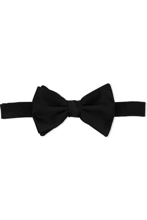 Emporio Armani Hombre Pajaritas - Corbata de moño con cierre de clip
