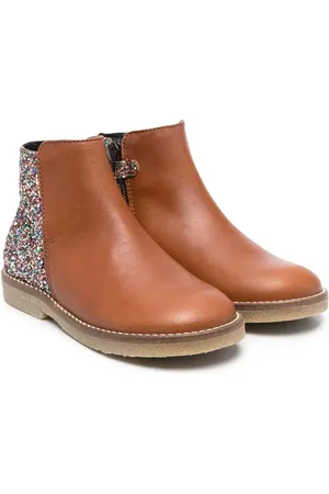 GALLUCCI Botines con panel de glitter