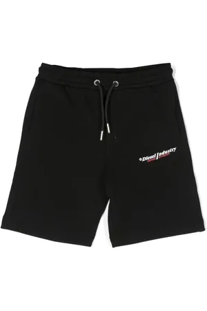 Diesel Shorts joggers con logo estampado