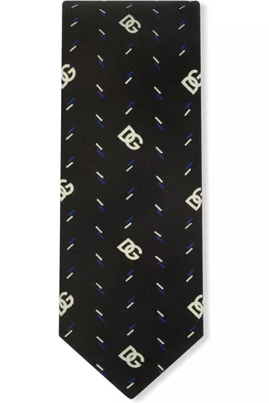 Dolce & Gabbana Hombre Corbatas - Corbata de seda con logo estampado