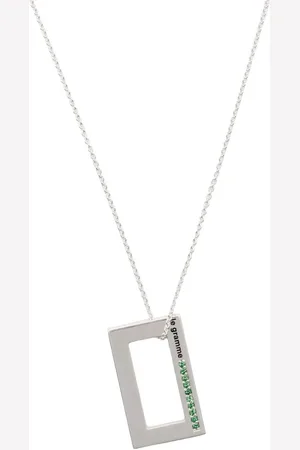 Le Gramme Collar con dije de tsavorita