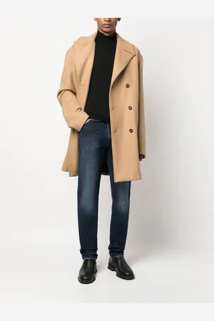 Kiton Jeans rectos con efecto lavado