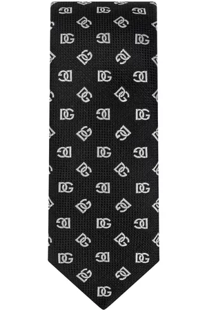 Dolce & Gabbana Hombre Corbatas - Corbata de seda con logo bordado