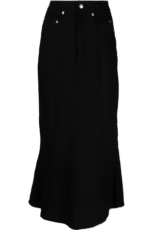 Rick Owens Falda de cintura alta