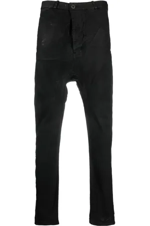 11 BY BORIS BIDJAN SABERI Jeans slim con efecto envejecido