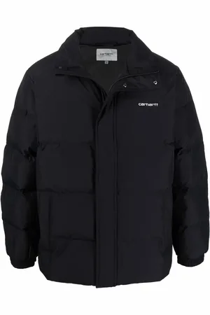 Carhartt Chamarra capitonada con logo estampado