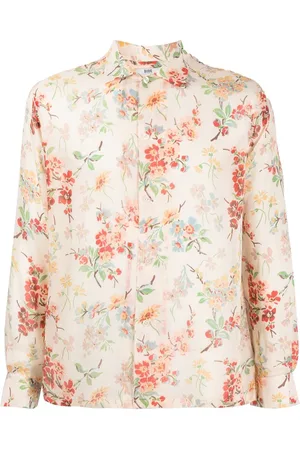 BODE Camisa manga larga con estampado floral