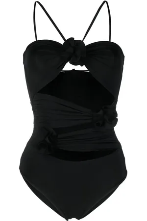 Maygel Coronel Traje de baño con detalle de aberturas