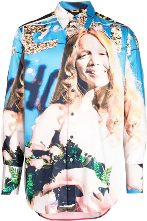 J.W.Anderson Camisa Carrie con estampado fotográfico