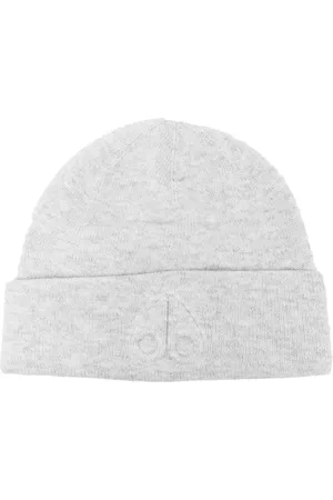 Moose Knuckles Embroidered-logo knitted beanie