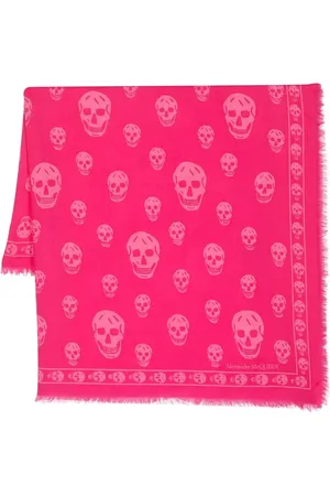 Alexander McQueen Mascada con motivo Skull