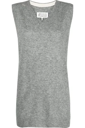 Maison Margiela Chaleco con cuello en V