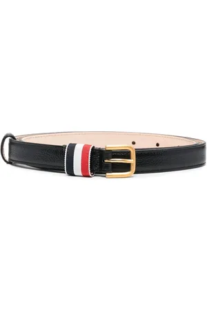 Thom Browne Cinturón con rayas RWB