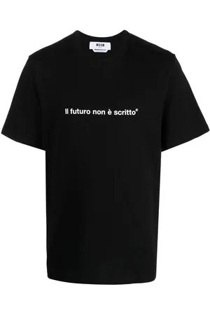Msgm Playera con eslogan estampado