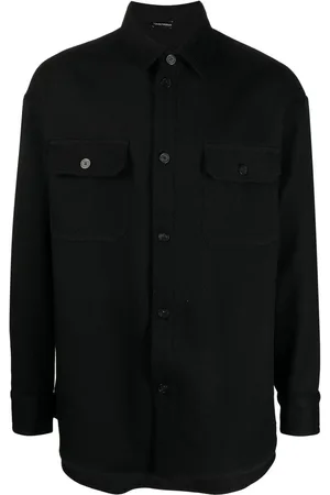Emporio Armani Sobrecamisa de lana
