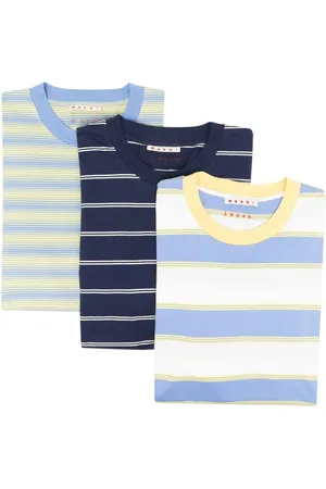 Marni Playera manga corta con rayas estampadas