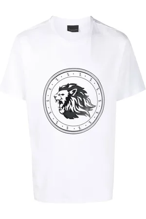 BILLIONAIRE Playera manga corta con logo afelpado