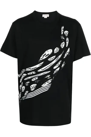 Alexander McQueen Playera con esqueleto estampado