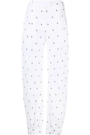 The Attico Pantalones anchos con tiro alto