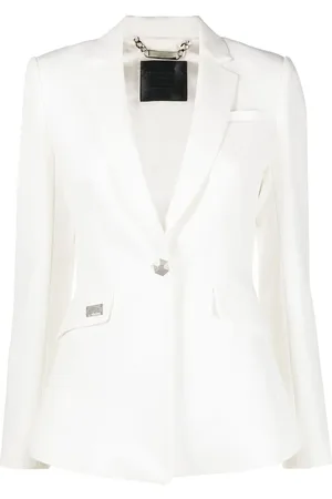 Philipp Plein Blazer con botones y detalles de strass