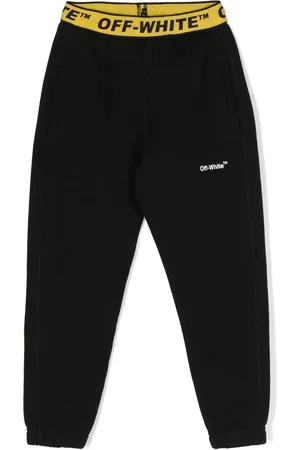 OFF-WHITE Pants acampanados con logo en la pretina