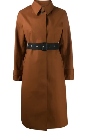MACKINTOSH Gabardina con cinturón y botones