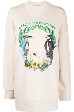 Stella McCartney Suéter con logo estampado