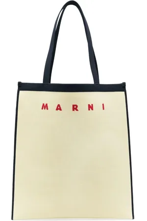 Marni Tote con logo bordado