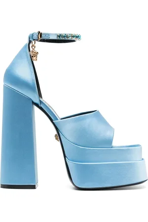VERSACE Sandalias con dije Medusa Head con platafotma