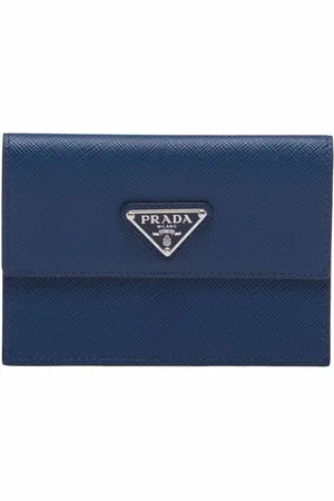 Prada Portadocumentos con logo triangular