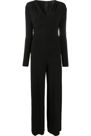Norma Kamali Jumpsuit cruzado en la parte delantera