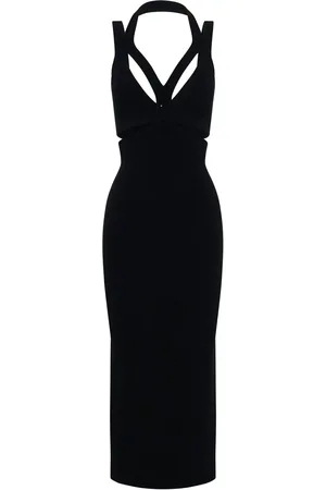 DION LEE Vestido largo Interlink