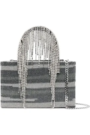 KARA Tote con detalles de cristal