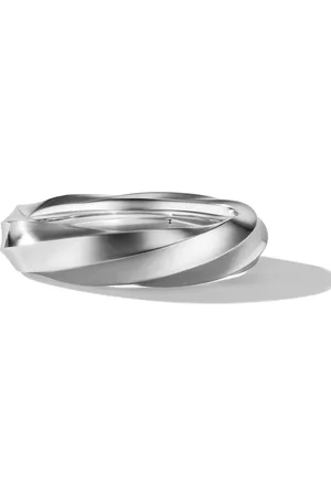 David Yurman Anillo de banda Cable Edge en plata de ley
